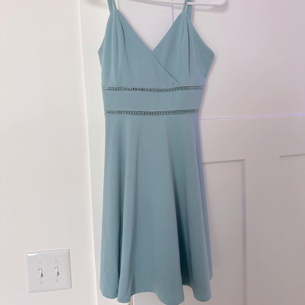 Blue dress